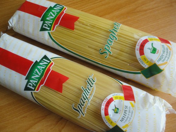 obrzek ke lnku Tstoviny Spaghetti, Spaghettini - pagety